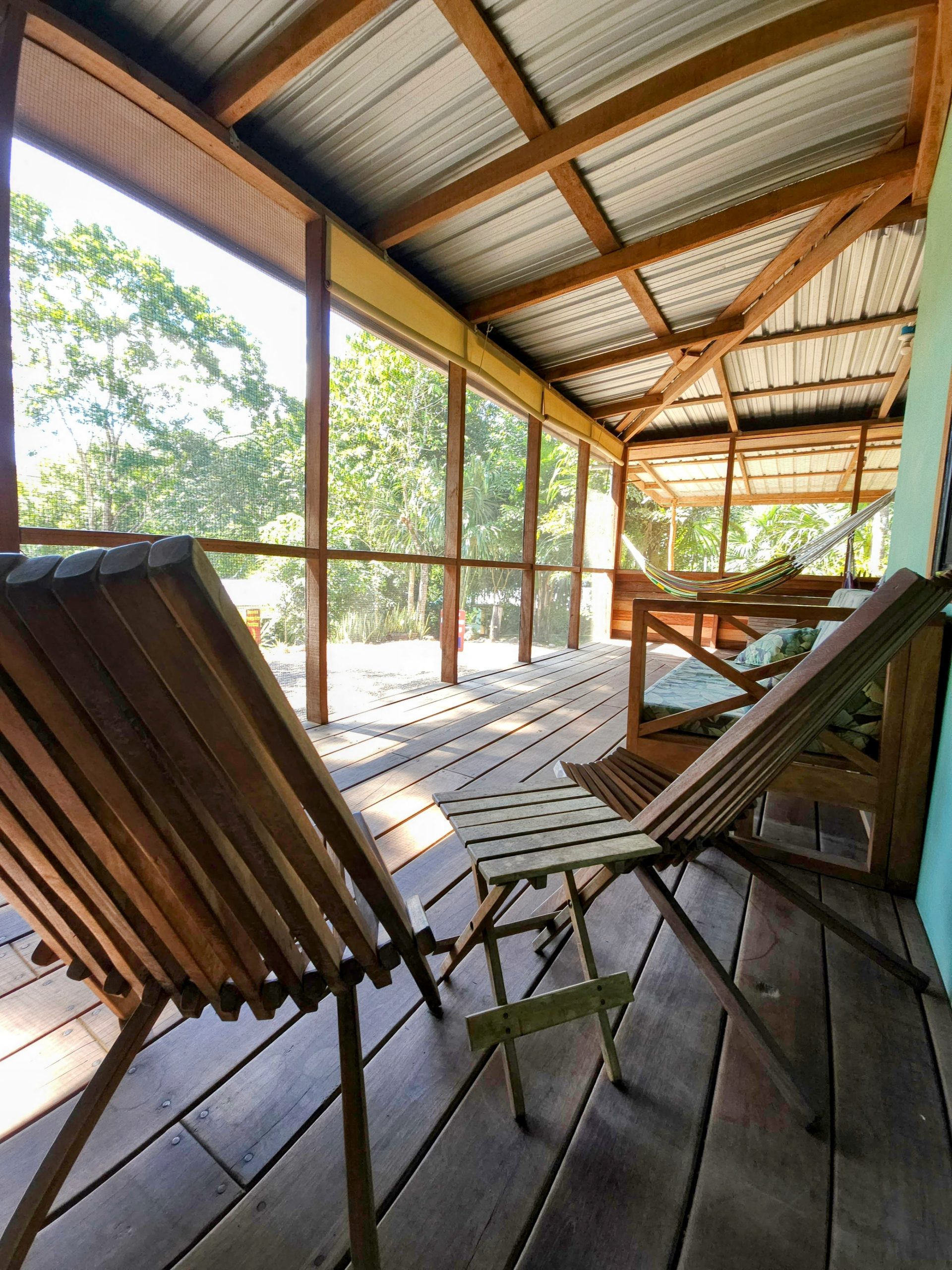 Belize Bungalow Deck